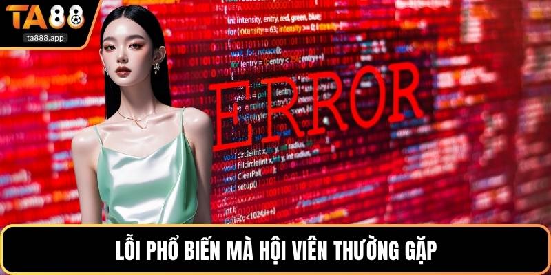 Lỗi phổ biến mà hội viên thường gặp